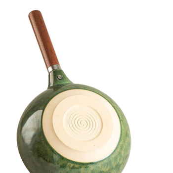 Oală de gătit ceramică fără strat, cu mâner, antiaderentă și rezistentă la temperaturi înalte