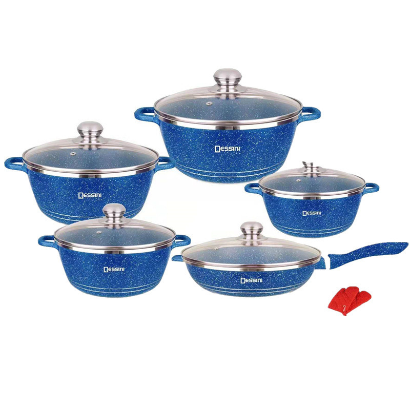 Dessini set de 12 piese vase cu Maifan, antiaderent