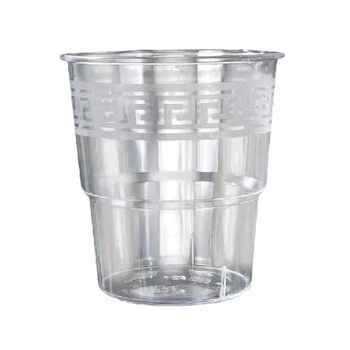 Pahar de unică folosință din plastic rigid, stil avionic, design îngroșat, 50 buc