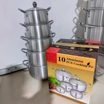 Set de 10 oale de supă cu finisaj mat, dimensiuni 16/18/20/22/24 cm