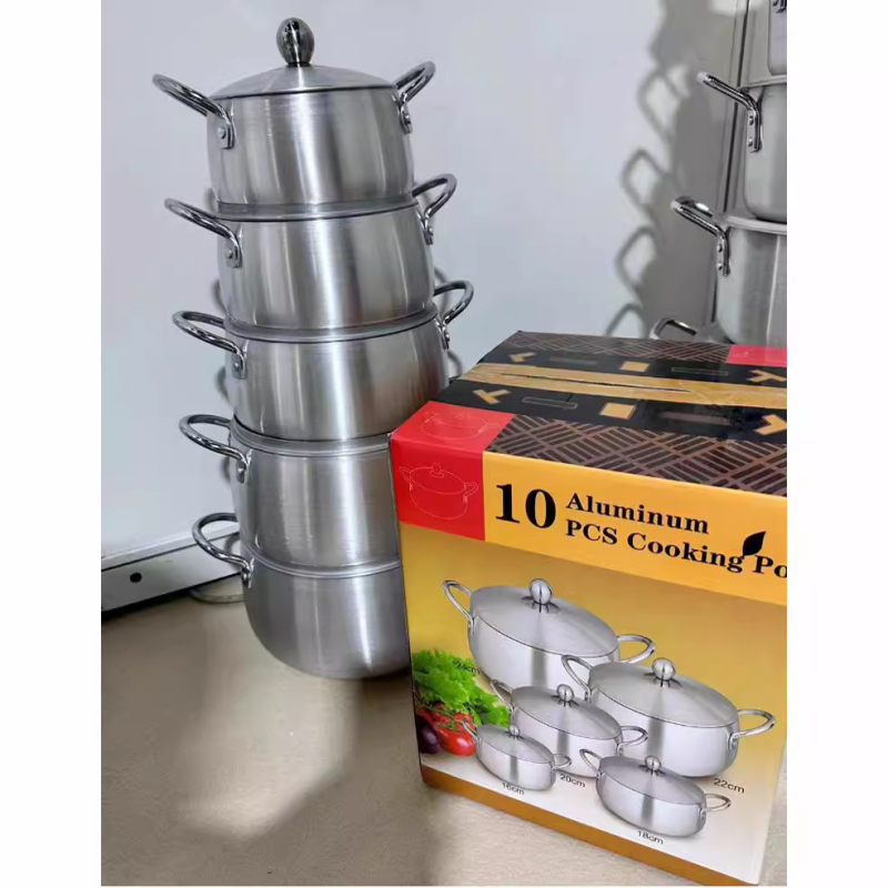 Set de 10 oale de supă cu finisaj mat, dimensiuni 16/18/20/22/24 cm