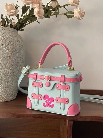 2026 novi model mini kvadratna crossbody torba za žene, crtani zeko, korejski stil Instagram