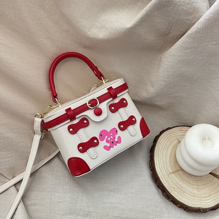 2026 novi model mini kvadratna crossbody torba za žene, crtani zeko, korejski stil Instagram