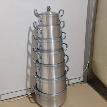 Set oale cu finisaj mat, 7 piese (16/18/20/22/24/26/28 cm) aluminiu