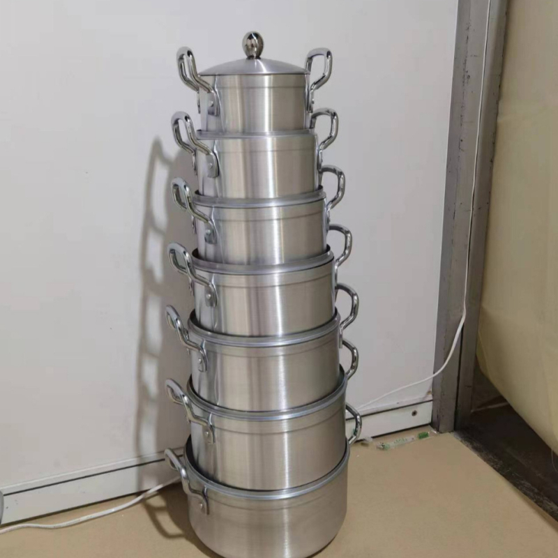 Set oale cu finisaj mat, 7 piese (16/18/20/22/24/26/28 cm) aluminiu