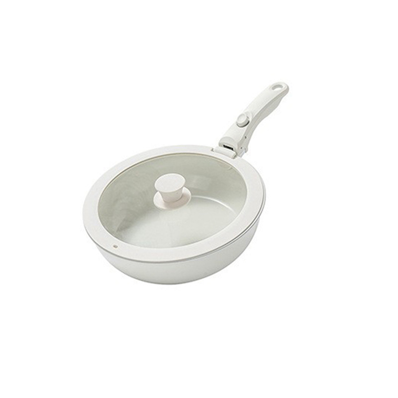 Set de vase ceramice pentru gospodărie cu mâneri detașabile, vase antiaderente din piatră Maifan, tigaie, oală de supă, oală pentru lapte, set complet de oale