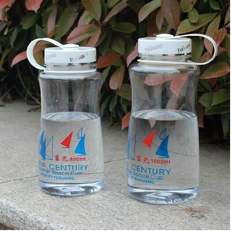 Cupe spațiale Fuguang, cupă de apă pentru sport cu filtru-foaie, capacitate mare, din plastic FGA-J1103