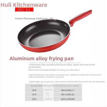Mutual Benefit Tigaie din aliaj de aluminiu, antiaderentă, cu fund plat, pentru omlete, clătite și fripturi, compatibilă cu plitele cu inducție și gaz