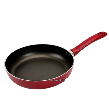 Mutual Benefit Tigaie din aliaj de aluminiu, antiaderentă, cu fund plat, pentru omlete, clătite și fripturi, compatibilă cu plitele cu inducție și gaz
