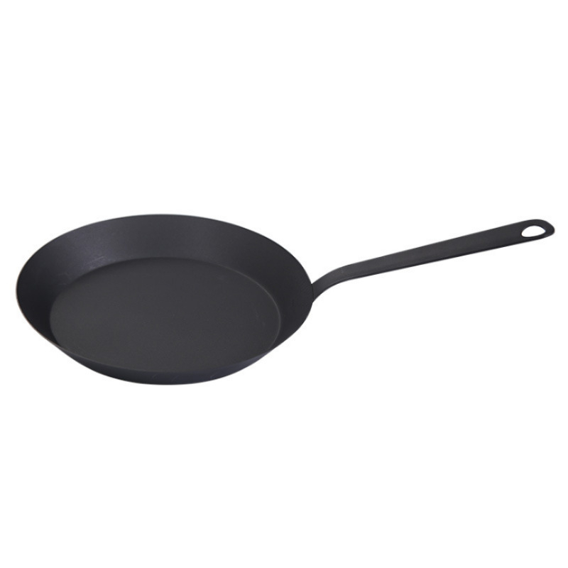 Tigaie din fontă cu fund plat, antiaderentă, mini tigăi pentru ouă, pentru camping și pentru steak