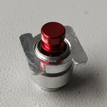 Valvă plutitoare roșie cu gură filetată de 1,1 cm pentru oală sub presiune din aluminiu – valvă de împingere, valvă auto-blocantă