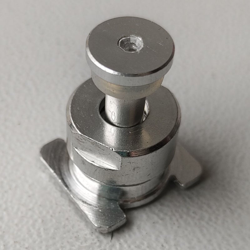 Valvă plutitoare roșie cu gură filetată de 1,1 cm pentru oală sub presiune din aluminiu – valvă de împingere, valvă auto-blocantă