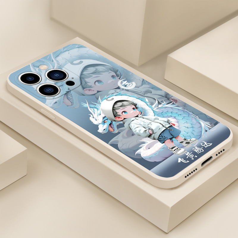 Мек силиконов калъф за iPhone 14 Pro Max, удароустойчив (A289)