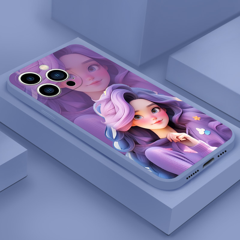 Мек силиконов калъф за iPhone 14 Pro Max, удароустойчив (A289)