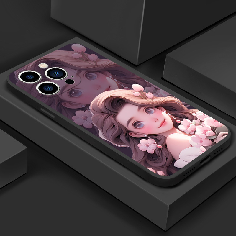 Мек силиконов калъф за iPhone 14 Pro Max, удароустойчив (A289)