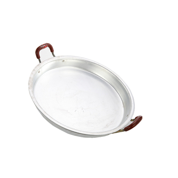 Tigaie din aluminiu cu fund plat, 34 cm, pentru prăjit și clătite