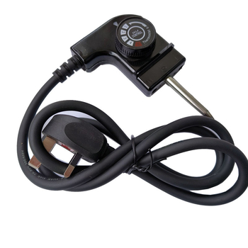 Cablu de alimentare cu trei pini, în stil britanic, 13A, cu cupru pur, conductor termostat pentru oală electrică/grill, priză plată
