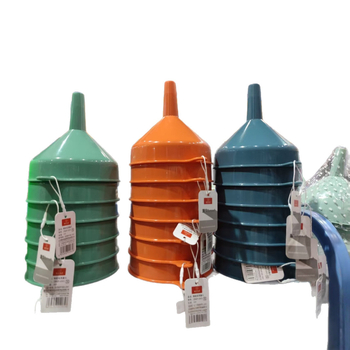 Pâlnie de bucătărie din plastic, cu gură largă și gură îngustă, diametru mare, multifuncțională pentru ulei, vin, gem și dressing de salată.