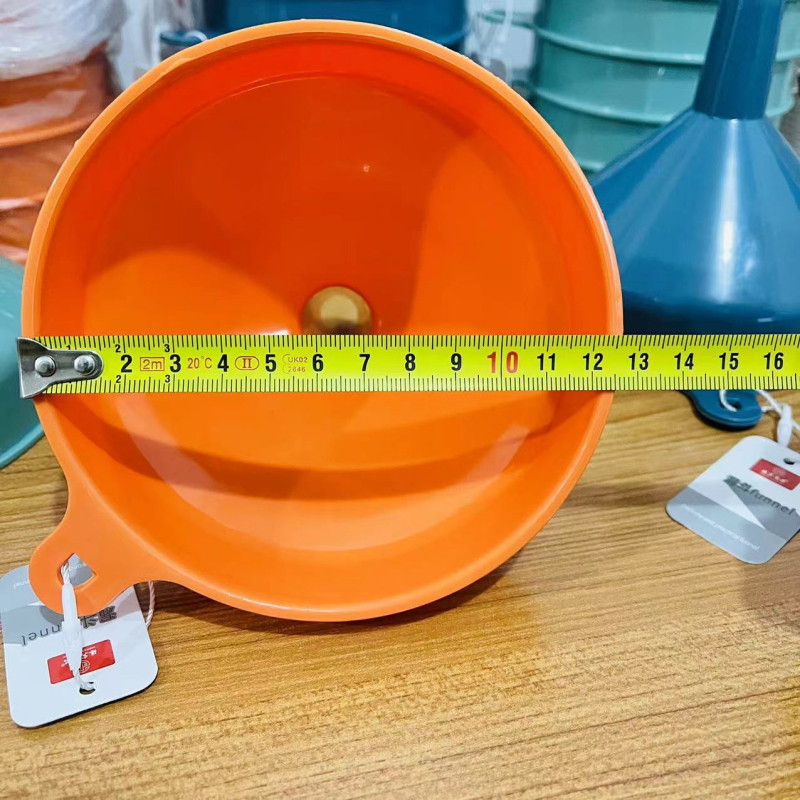 Pâlnie de bucătărie din plastic, cu gură largă și gură îngustă, diametru mare, multifuncțională pentru ulei, vin, gem și dressing de salată.