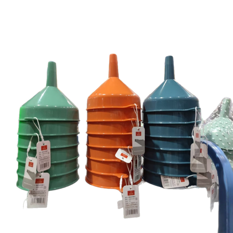 Pâlnie de bucătărie din plastic, cu gură largă și gură îngustă, diametru mare, multifuncțională pentru ulei, vin, gem și dressing de salată.
