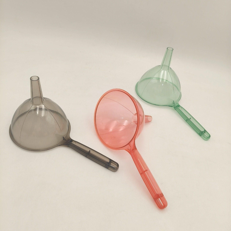 Unealtă de curățare a pensulelor de caligrafie cu mâner din plastic și pâlnie transparentă, potrivită pentru începători
