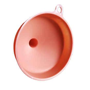 Pâlnie din plastic, de bucătărie, colorată, cu diametru mare pentru distribuția lichidelor
