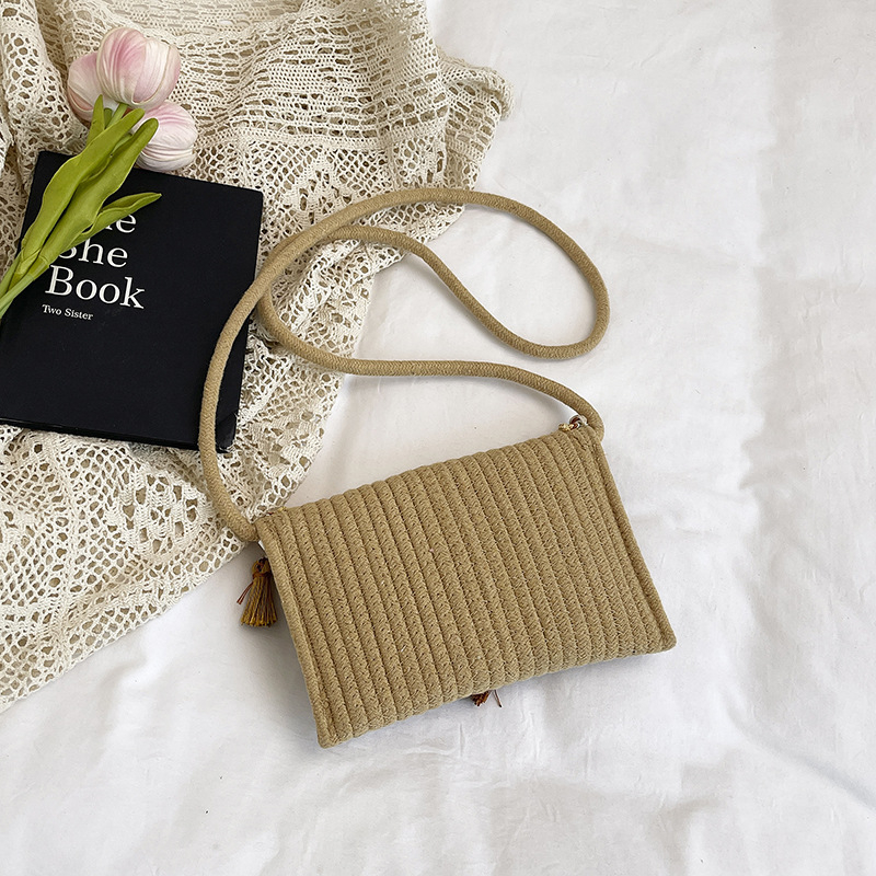 2025 trend torbica od trske za žene, plaža, umjetnički etno stil s resicama, crossbody