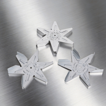 Paleta ventilatorului motor pentru friteuza cu aer, micro-motor, 0,5 mm, opt palete galvanizate, rezistentă la temperaturi înalte