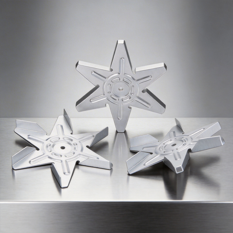 Paleta ventilatorului motor pentru friteuza cu aer, micro-motor, 0,5 mm, opt palete galvanizate, rezistentă la temperaturi înalte