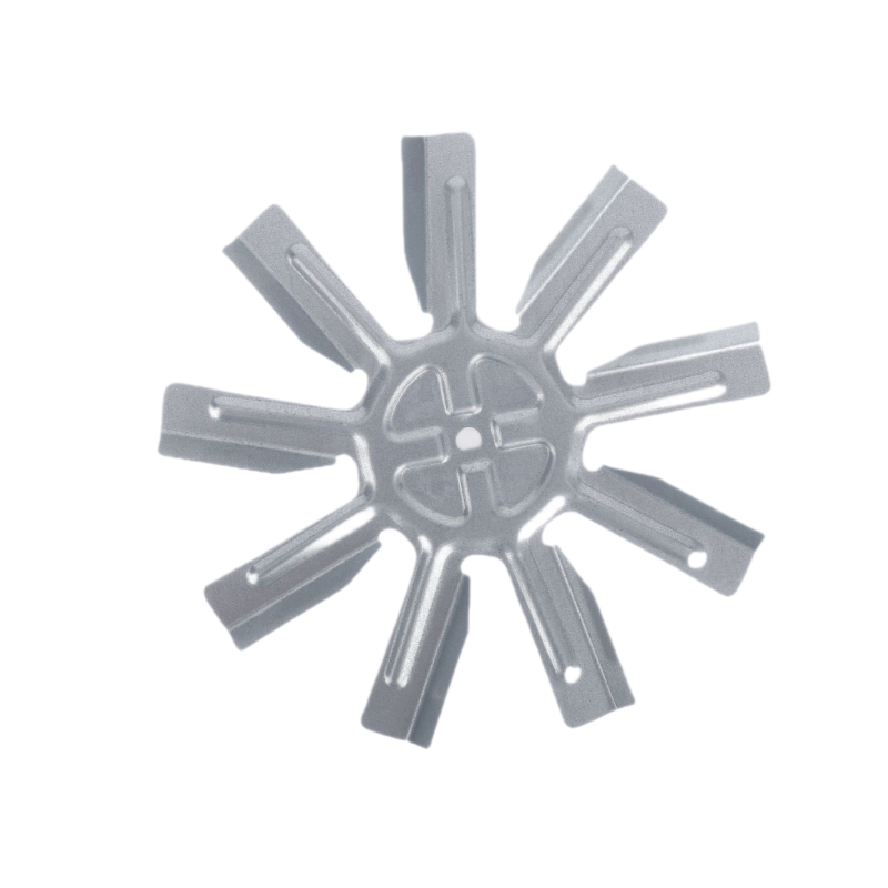 Paleta ventilatorului motor pentru friteuza cu aer, micro-motor, 0,5 mm, opt palete galvanizate, rezistentă la temperaturi înalte