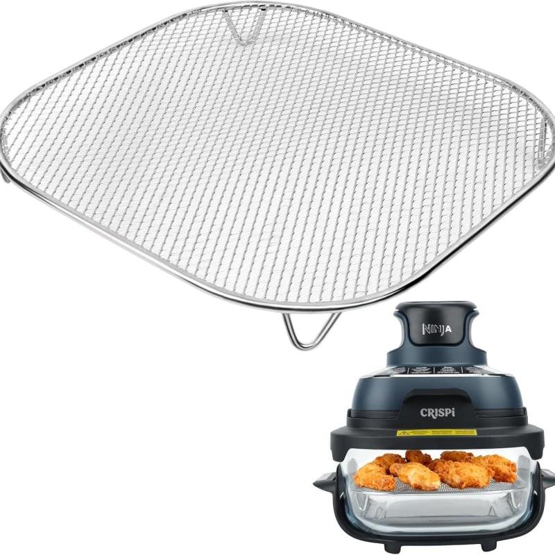 Ninja Crispi cuptor cu aer FN100, coș de prăjit AS101 compatibil, piesă de schimb, 304 oțel inoxidabil