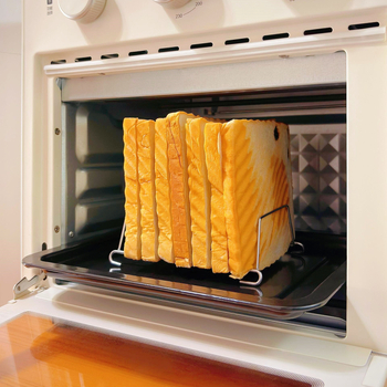 Raft de toast pentru air fryer, accesoriu pentru coacere a pâinii, oțel inox 304, unealtă de bucătărie pentru cuptor