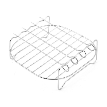 430 oțel inoxidabil, grilă pentru friteza cu aer, accesorii pentru raft de aburi, frigărui pentru grătar și suport rotund pentru toast și pâine