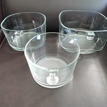 Liner din sticlă pentru friteuza cu aer, capacitate mare, dimensiuni multiple, interior transparent, personalizabil