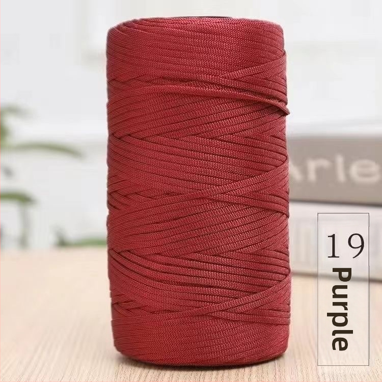 Letná mercerizovaná bavlna-len plochá priadza, ľahká ice silk priadza na háčikovanie klobúkov, tašiek a vankúšov