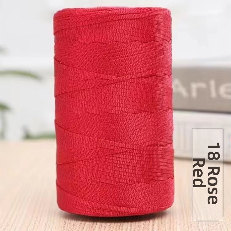Letná mercerizovaná bavlna-len plochá priadza, ľahká ice silk priadza na háčikovanie klobúkov, tašiek a vankúšov