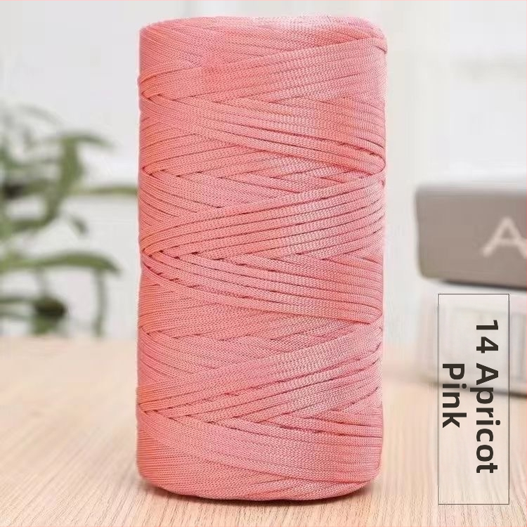Letná mercerizovaná bavlna-len plochá priadza, ľahká ice silk priadza na háčikovanie klobúkov, tašiek a vankúšov