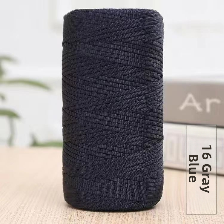 Letná mercerizovaná bavlna-len plochá priadza, ľahká ice silk priadza na háčikovanie klobúkov, tašiek a vankúšov