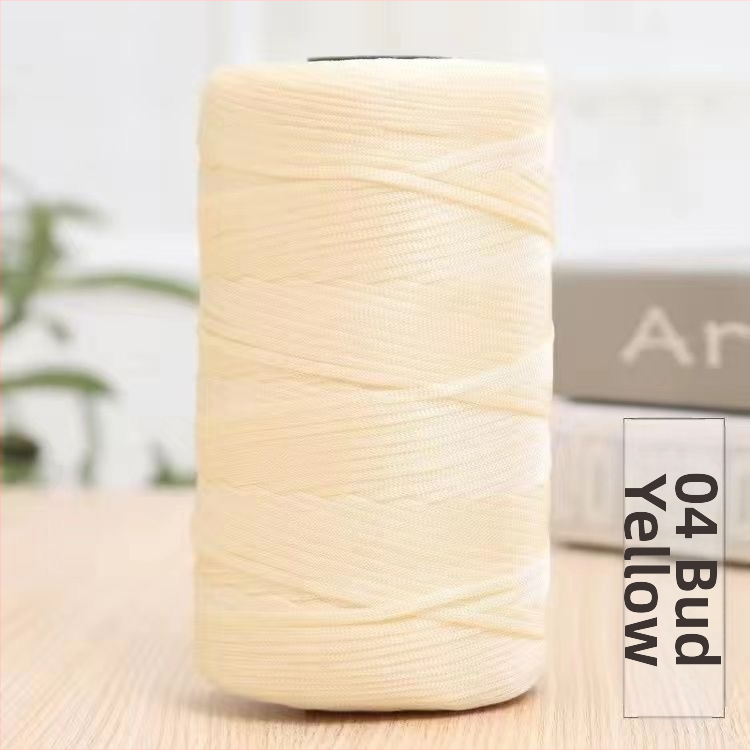 Letná mercerizovaná bavlna-len plochá priadza, ľahká ice silk priadza na háčikovanie klobúkov, tašiek a vankúšov