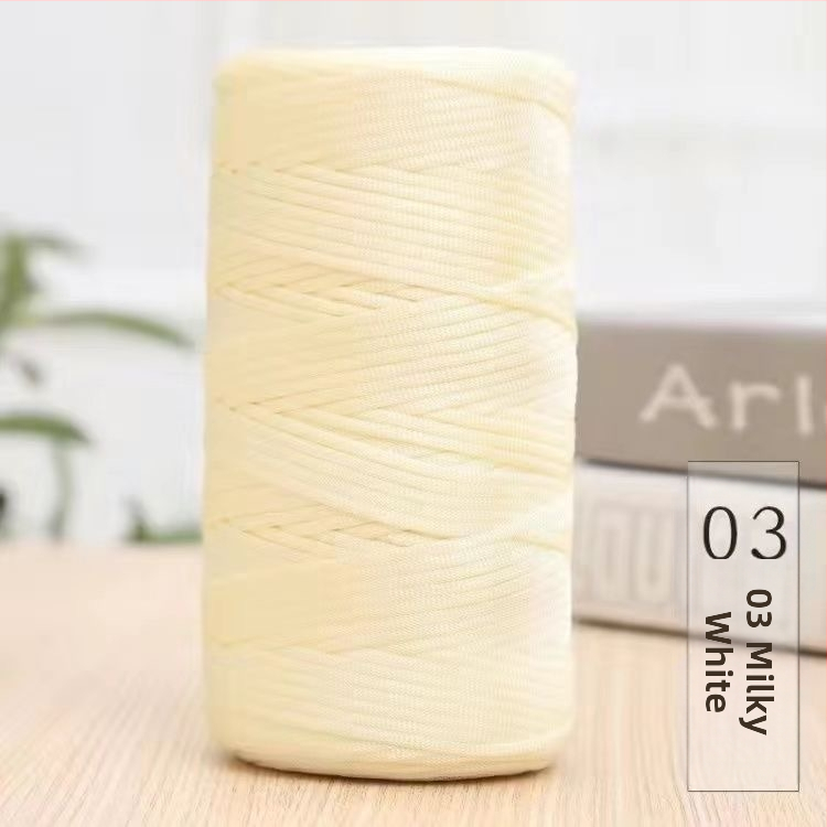 Letná mercerizovaná bavlna-len plochá priadza, ľahká ice silk priadza na háčikovanie klobúkov, tašiek a vankúšov