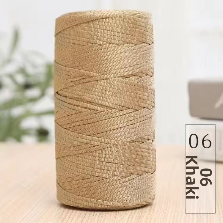 Letná mercerizovaná bavlna-len plochá priadza, ľahká ice silk priadza na háčikovanie klobúkov, tašiek a vankúšov