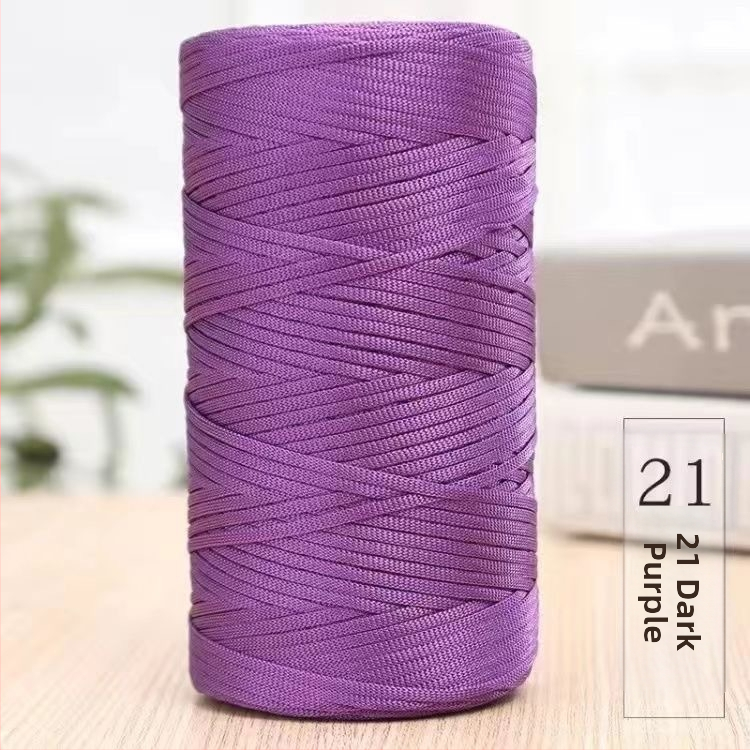 Letná mercerizovaná bavlna-len plochá priadza, ľahká ice silk priadza na háčikovanie klobúkov, tašiek a vankúšov