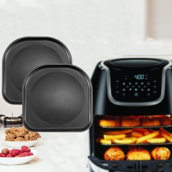 Set de accesorii pentru friteuza cu aer: tavă de ulei de 10 inch, formă pentru chec, ustensile de copt, formă pentru toast, tavă de pizza