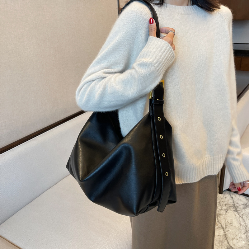 Ženska Tote torba velike kapacitete s naramenicom preko ramena, casual elegantan stil, proljeće 2025