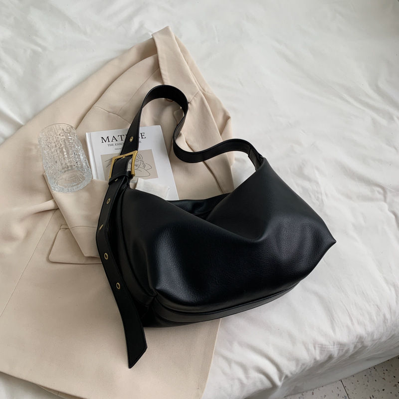 Ženska Tote torba velike kapacitete s naramenicom preko ramena, casual elegantan stil, proljeće 2025