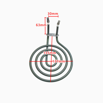 Tubă de încălzire electrică pentru friteuză cu aer – element de încălzire cu patru bobine, accesoriu