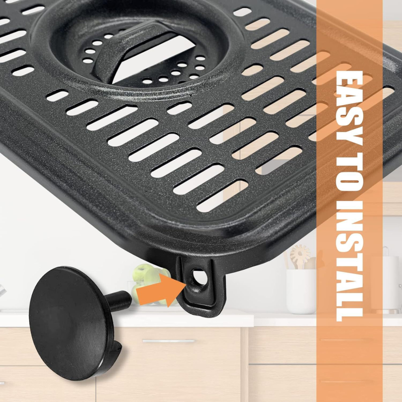 Accesorii pentru air fryer: protecție de colț din silicon, capac circular de protecție, folie de abur din silicon și pernă pentru tavă din silicon