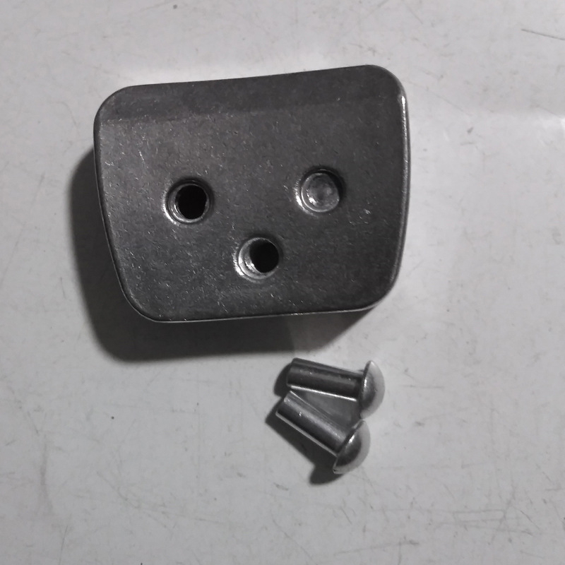 Suport din aluminiu pentru mâner de oală sub presiune – accesorii: bază, șuruburi și nituri