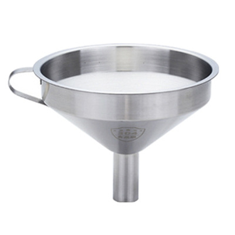 Pâlnie din oțel inoxidabil 304 cu sită filtrantă, bucătărie, pentru ulei și vin, în două dimensiuni