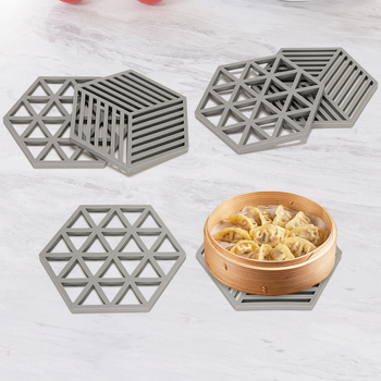 Covoraș de masă din silicon, termorezistent, cu design perforat, protecție împotriva arsurilor, pentru oale și cești, silicon alimentar
